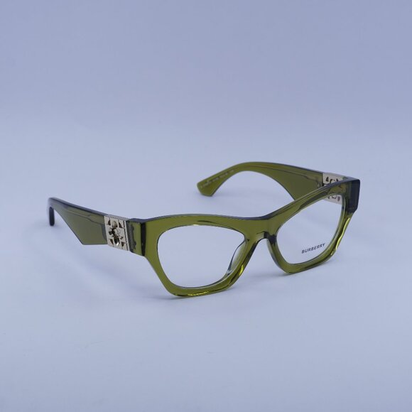 Burberry Accessories - Burberry BE2405U 4118 Eyeglasses Green 53mm Cat Eye Frame